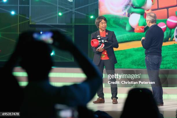 Nintendo co-Representative Director and Creative Fellow Shigeru Miyamoto and Ubisoft Co-founder and CEO Yves Guillemot talk about 'Mario Rabbids...