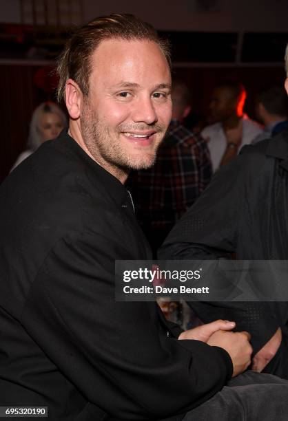 Nicholas Kirkwood attends Choreomania by the Theo Adams Company at Hoi Polloi, Ace hotel on June 12, 2017 in London, England.