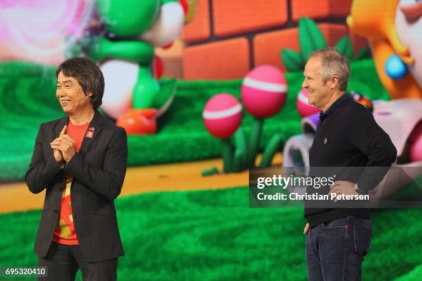 Nintendo co-Representative Director and Creative Fellow Shigeru Miyamoto and Ubisoft Co-founder and CEO Yves Guillemot talk about 'Mario Rabbids...