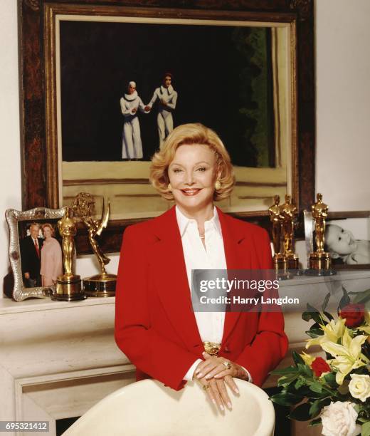 Personality Barbara Sinatra poses for a portrait in 19989 in Los Angeles, California.
