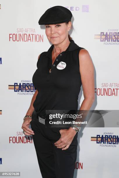 Actress Paula Trickey arrives at SAG-AFTRA Foundation's 8th Annual Los Angeles Golf Classic on June 12, 2017 in Burbank, California.