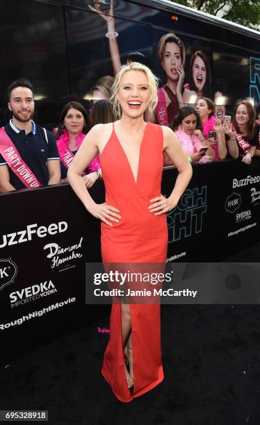 Kate McKinnon attends New York Premiere of Sony's ROUGH NIGHT presented by SVEDKA Vodka at AMC Lincoln Square Theater on June 12, 2017 in New York...