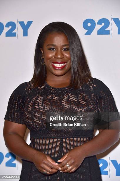 Actress Uzo Aduba attends the "Orange is the New Black" Season Five Debut Screening And Conversation at 92nd Street Y on June 12, 2017 in New York...