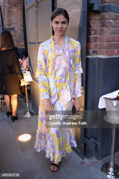 Founder and CEO of Glossier Emily Weiss attends the Cecconi's Dumbo Opening Party hosted by Nick Jones & Soho House on June 12, 2017 in the Brooklyn...