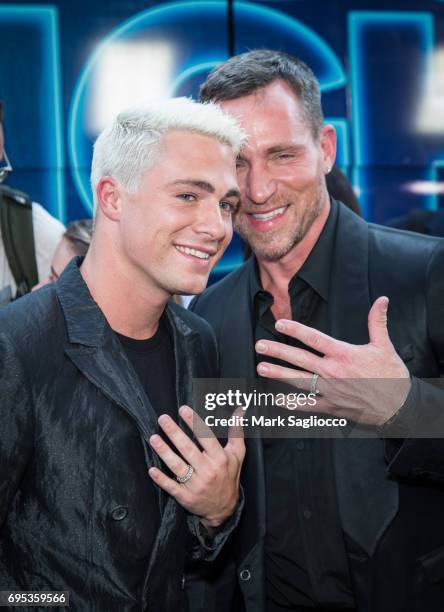 Actor Colton Haynes and Jeff Leatham attend the "Rough Night" New York Premiere at AMC Lowes Lincoln Square on June 12, 2017 in New York City.