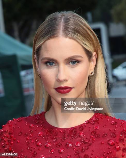 Actress Claire Holt attends the premiere of Dimension Films' "47 Meters Down" at Regency Village Theatre on June 12, 2017 in Westwood, California.