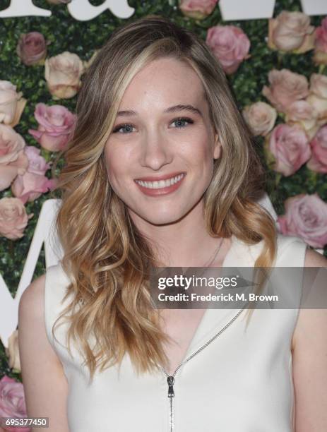 Actor Sophie Lowe attends Max Mara Celebration of Zoey Deutch as The 2017 Women In Film Max Mara Face of The Future Award Recipient at Chateau...