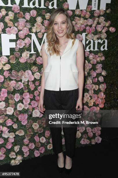 Actor Sophie Lowe attends Max Mara Celebration of Zoey Deutch as The 2017 Women In Film Max Mara Face of The Future Award Recipient at Chateau...