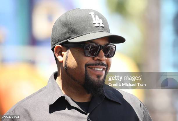 Shea Jackson Sr. Aka Ice Cube attend the ceremony honoring him with a Star on The Hollywood Walk of Fame held on June 12, 2017 in Hollywood,...