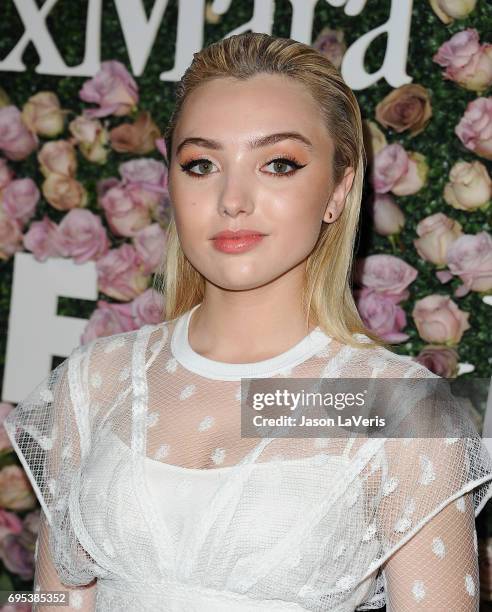 Actress Peyton List attends Max Mara and Vanity Fair's celebration of Women In Film's Face of the Future Award recipient, Zoey Deutch at Chateau...