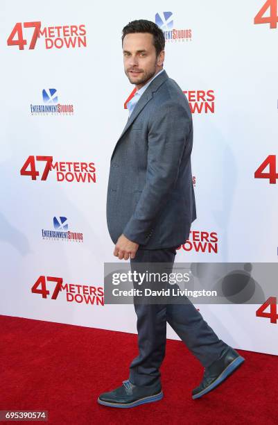 Actor Chris J. Johnson attends the premiere of Dimension Films' "47 Meters Down" at Regency Village Theatre on June 12, 2017 in Westwood, California.