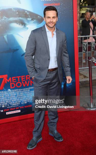 Actor Chris J. Johnson attends the premiere of Dimension Films' "47 Meters Down" at Regency Village Theatre on June 12, 2017 in Westwood, California.