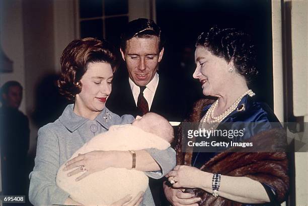 The Queen Mother is introduced to baby David Linley in 1961 by his proud parents Princess Margaret and Lord Snowdon. Buckingham Palace announced that...