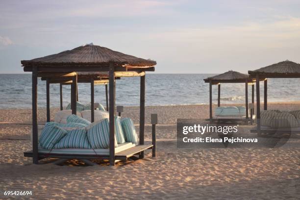 waiting the tourists - thessaloniki stock pictures, royalty-free photos & images