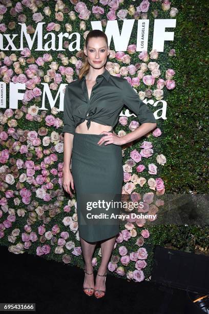 Alyssa Sutherland attends the Max Mara Celebrates Zoey Deutch As The 2017 Women In Film Max Mara Face Of The Future Award Recipient event at Chateau...