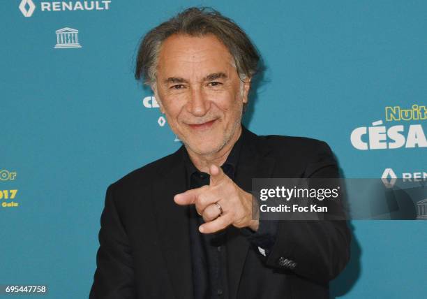 Director/actor Richard Berry attends 'Les Nuits en Or 2017' Dinner Gala - Photocall at UNESCO on June 12, 2017 in Paris, France.