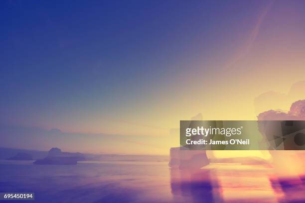 travel colour surge multiple exposure - timelapse new zealand stock pictures, royalty-free photos & images
