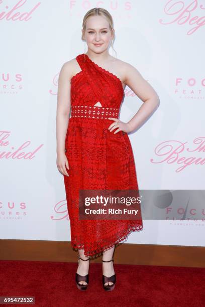 Actor Emma Howard attends the premiere of Focus Features' "The Beguiled" at Directors Guild Of America on June 12, 2017 in Los Angeles, California.