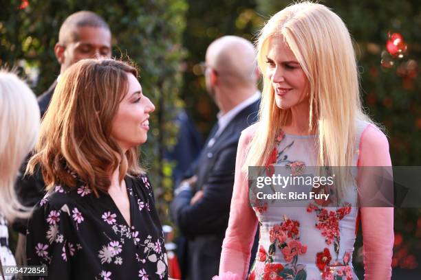 Director Sofia Coppola and actor Nicole Kidman attend the premiere of Focus Features' "The Beguiled" at Directors Guild Of America on June 12, 2017...