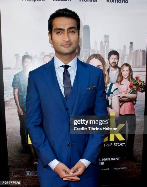 Kumail Nanjiani attends the premiere of Amazon Studios and Lionsgate's 'The Big Sick' at ArcLight Hollywood on June 12, 2017 in Hollywood, California.