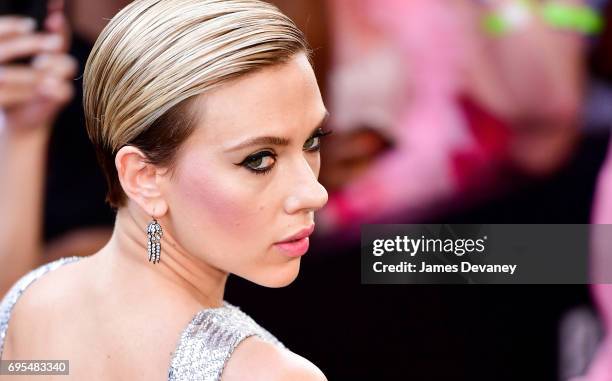 Scarlett Johansson attends the "Rough Night" New York premiere at AMC Lincoln Square Theater on June 12, 2017 in New York City.