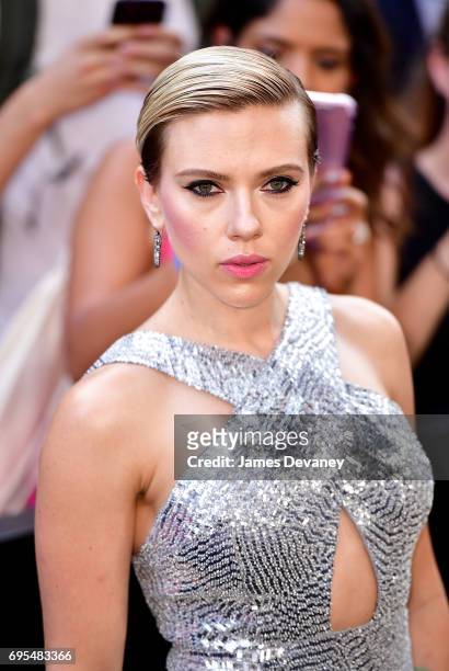 Scarlett Johansson attends the "Rough Night" New York premiere at AMC Lincoln Square Theater on June 12, 2017 in New York City.