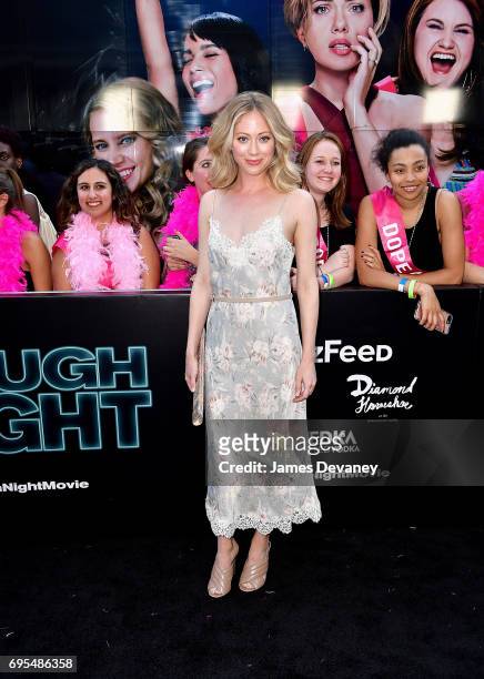 Paten Hughes attends the "Rough Night" New York premiere at AMC Lincoln Square Theater on June 12, 2017 in New York City.