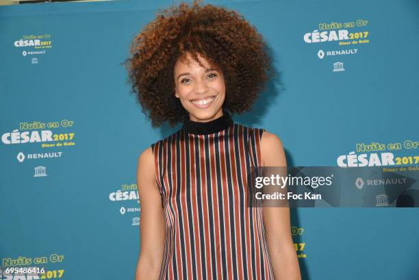 Stefi Celma attends 'Les Nuits en Or 2017' Dinner Gala - Photocall at UNESCO on June 12, 2017 in Paris, France.