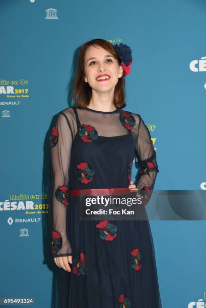 Monica Santos attends 'Les Nuits en Or 2017' Dinner Gala - Photocall at UNESCO on June 12, 2017 in Paris, France.