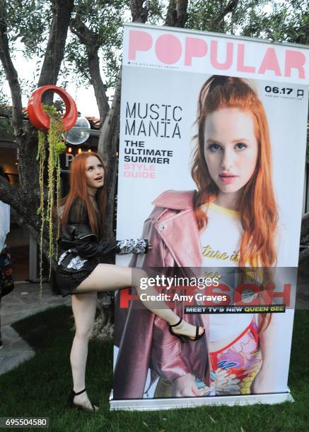 Madelaine Petsch attends the Popular X Wildfox Cover Launch Event For Madelaine Petsch in Los Angeles on June 12, 2017 in Los Angeles, California.