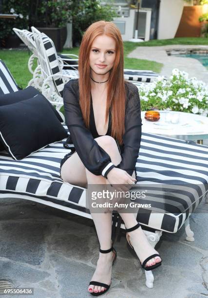 Madelaine Petsch attends the Popular X Wildfox Cover Launch Event For Madelaine Petsch in Los Angeles on June 12, 2017 in Los Angeles, California.