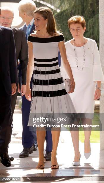 Queen Letizia of Spain attends UNICEF Awards 2017 at CSIC headquaters on June 13, 2017 in Madrid, Spain.