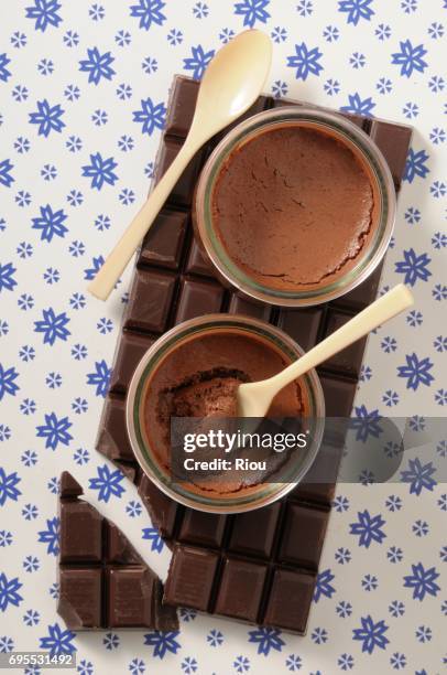 chocolate mousse - chocolate mousse stock pictures, royalty-free photos & images