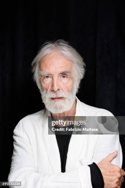 Film director Michael Haneke is photographed for the Hollywood Reporter on May 24, 2017 in Cannes, France.