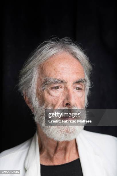 Film director Michael Haneke is photographed for the Hollywood Reporter on May 24, 2017 in Cannes, France.