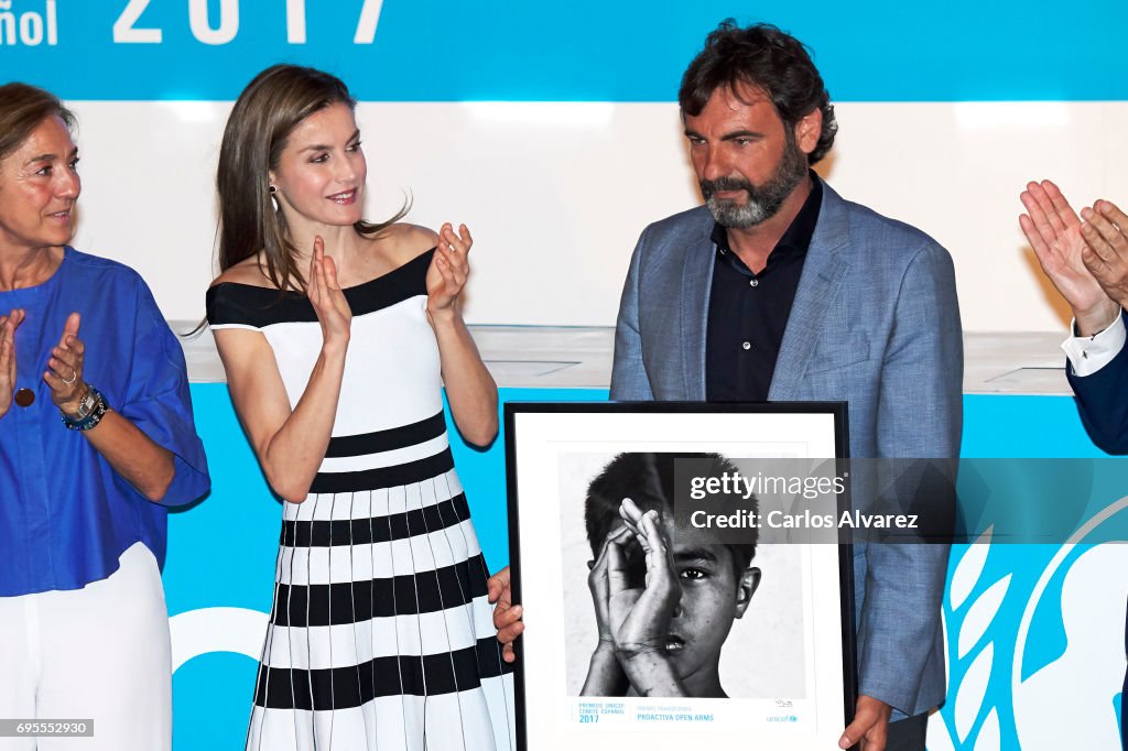 Spanish Royals Deliver UNICEF Awards 2017
