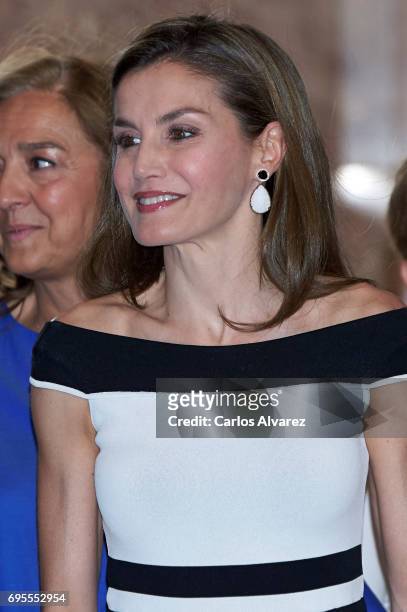 Queen Letizia of Spain attends the UNICEF awards 2017 at CESIC on June 13, 2017 in Madrid, Spain.