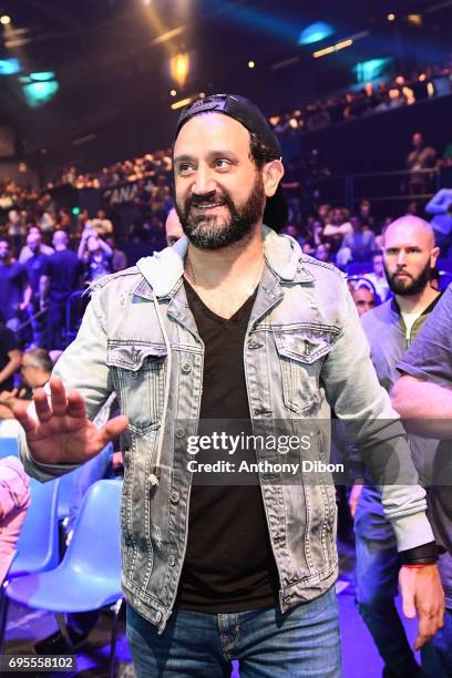 Cyril Hanouna during the boxing event la conquete at Palais des Sports on June 2, 2017 in Paris, France.