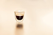 Teasty Espresso in a transparent cup