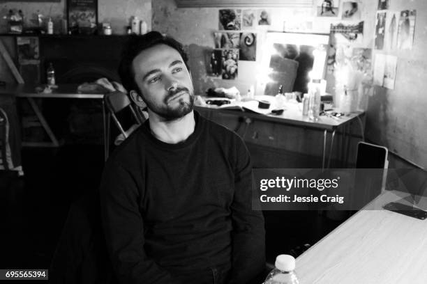 Actor George Blagden is photographed for The Picture Journal on February 14, 2017 in London, England.