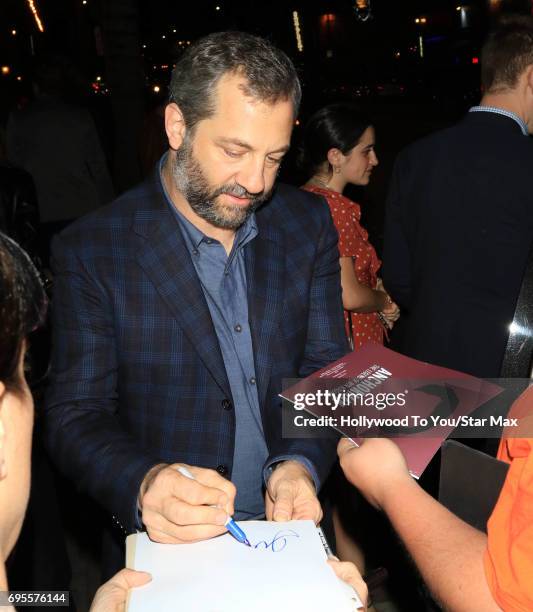 Director Judd Apatow is seen on June 12, 2017 in Los Angeles, CA.