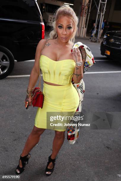 Recording artist Hazel-E is seen on June 12, 2017 in New York City.