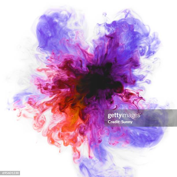 color smoke liquids - colours merging stock pictures, royalty-free photos & images