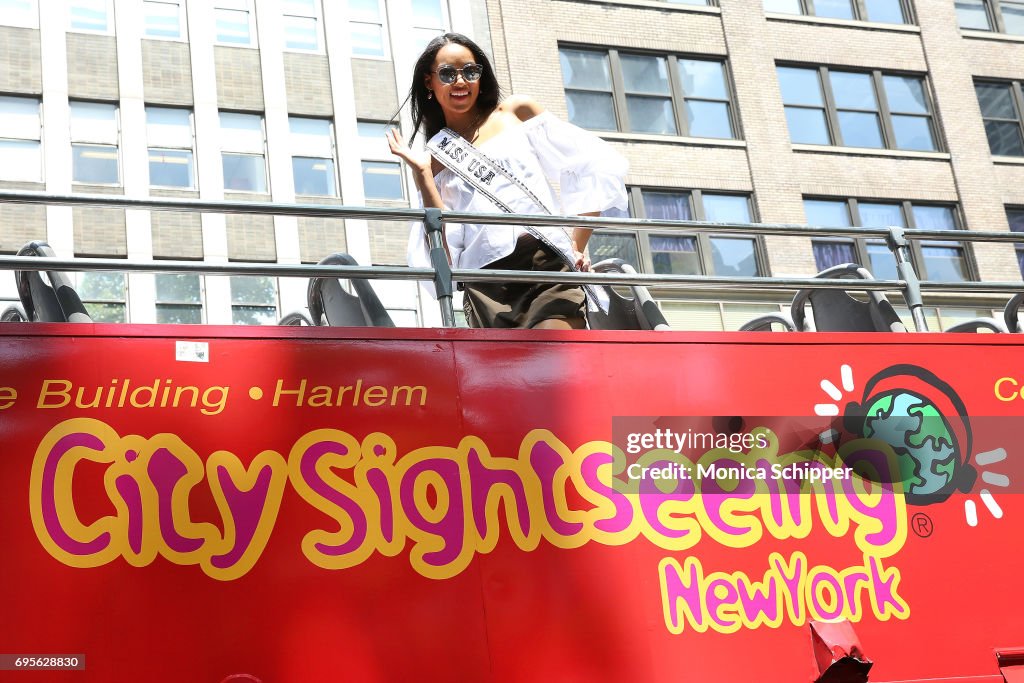 Miss USA 2017 Kara McCullough Bus Tour