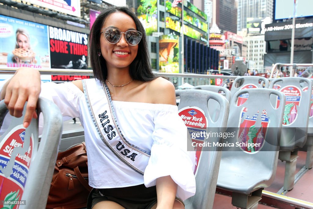 Miss USA 2017 Kara McCullough Bus Tour