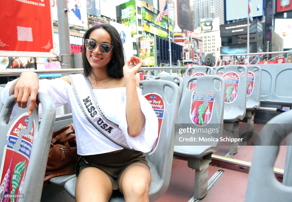 Miss USA 2017 Kara McCullough Bus Tour