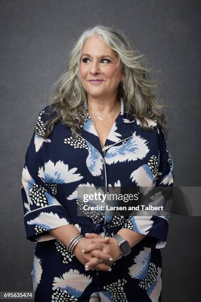 Writer Marta Kauffman is photographed for Entertainment Weekly Magazine on June 9, 2017 in Austin, Texas.