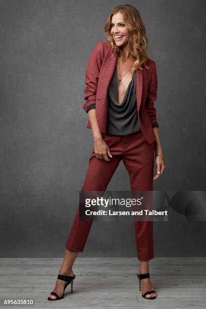 Actress Tricia Helfer is photographed for Entertainment Weekly Magazine on June 9, 2017 in Austin, Texas.