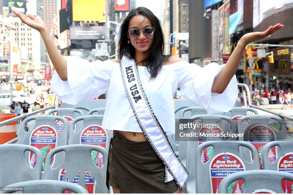 Miss USA 2017 Kara McCullough Bus Tour
