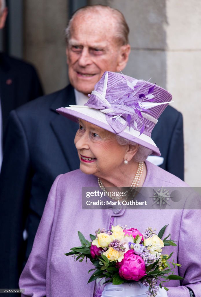 The Queen & Duke Of Edinburgh Attend Evensong In Celebration Of The Centenary Of The Order Of The Companions Of Honour